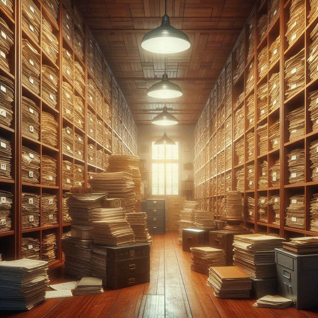 AI Digitize Past Records & Documents - High-Speed AI Scanning & Character Recognition illustration